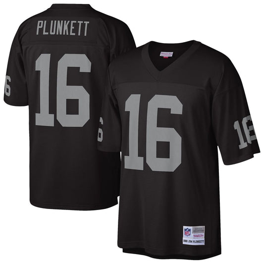 Men's Oakland Raiders Jim Plunkett Mitchell & Ness Black product image 1