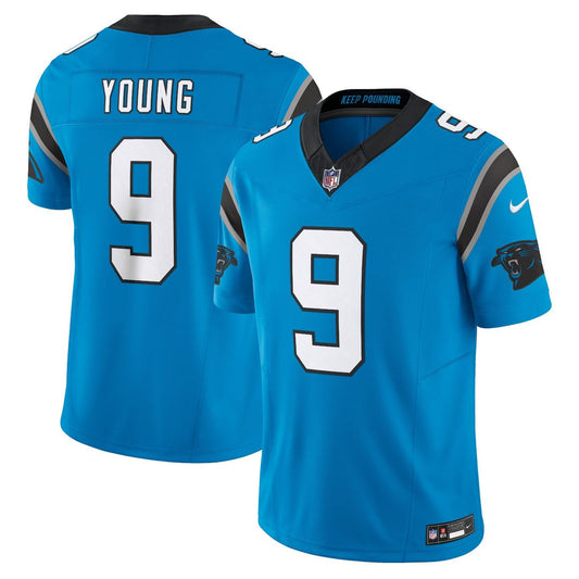 Men's Carolina Panthers Bryce Young Nike Blue Vapor product image 1