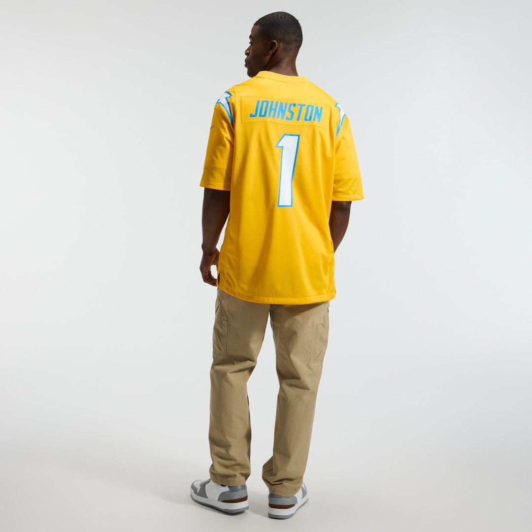 Men's Los Angeles Chargers Quentin Johnston Nike Gold product image 5