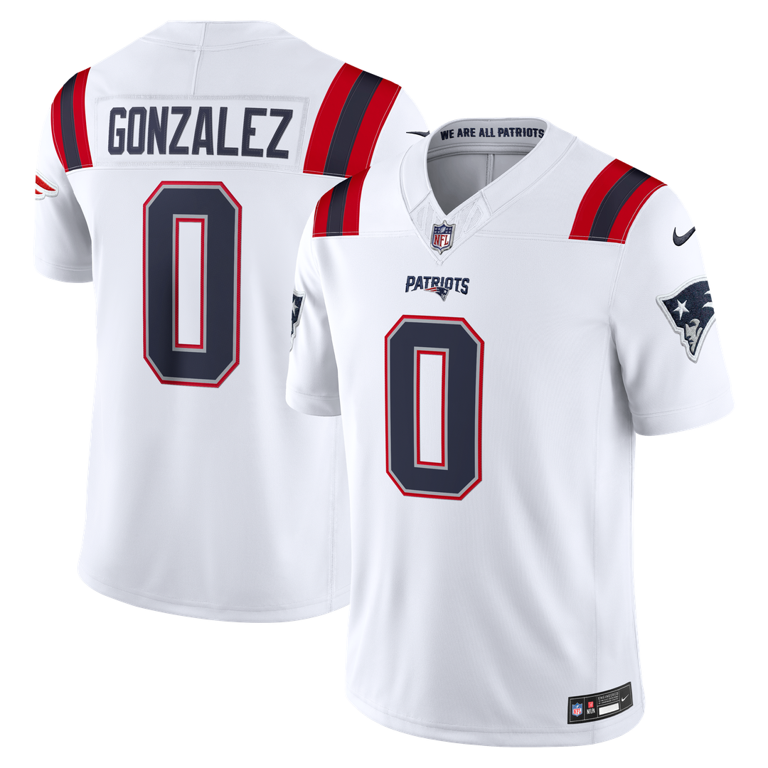 Men's New England Patriots Christian Gonzalez Nike Navy product image 9