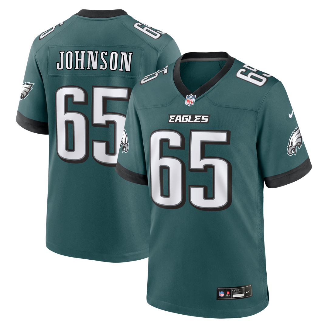Men's Philadelphia Eagles Lane Johnson Nike Midnight Green product image 1
