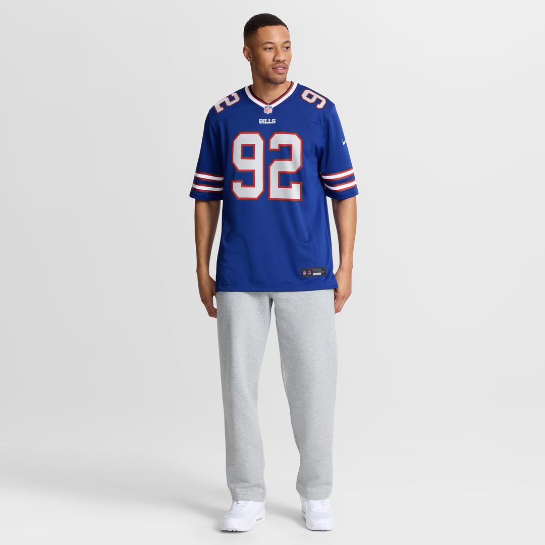 Men's Buffalo Bills DaQuan Jones Nike Royal Game Player product image 7