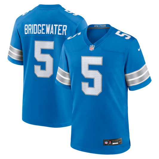 Men's Detroit Lions Teddy Bridgewater Nike Blue Team Game product image 1