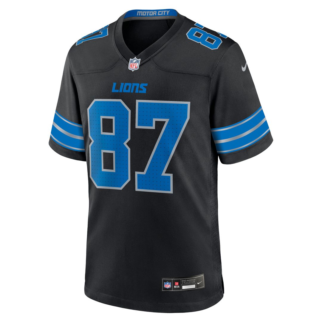 Men's Detroit Lions Sam LaPorta Nike White Game Jersey product image 15