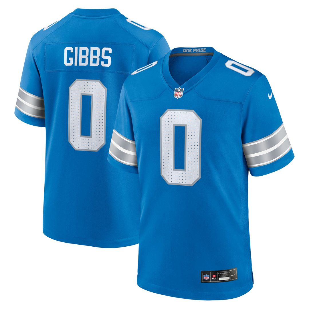 Men's Detroit Lions Jahmyr Gibbs Nike White Game Player product image 19