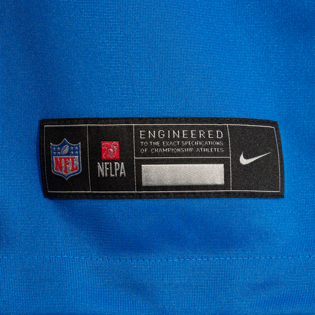 Men's Detroit Lions Chuck Clark Nike Blue Team Game Jersey product image 6