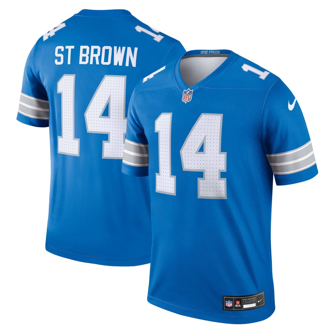 Men's Detroit Lions Amon-Ra St. Brown Nike Blue Legend product image 1