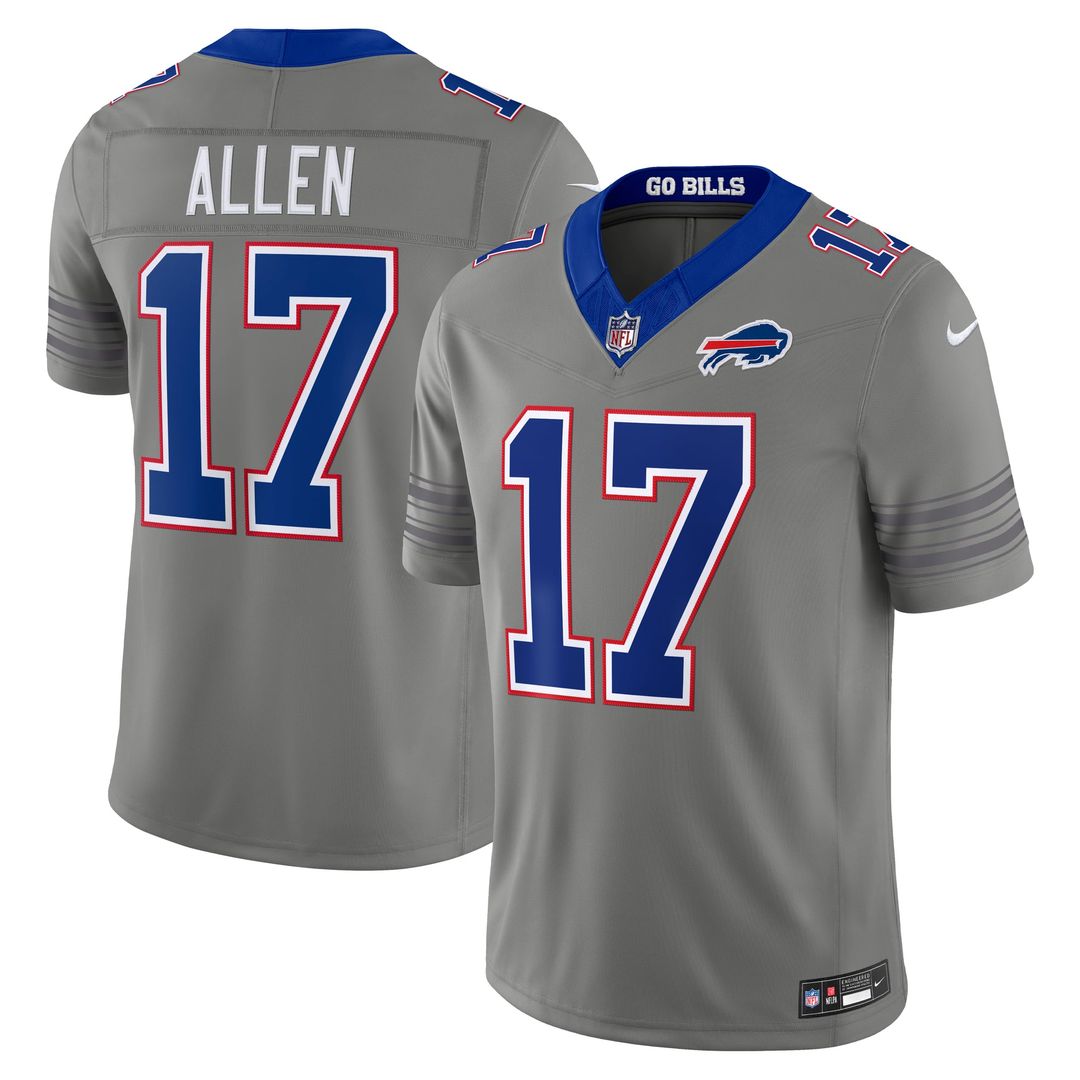 Men's Buffalo Bills Josh Allen Nike White Vapor F.U.S.E. product image 10