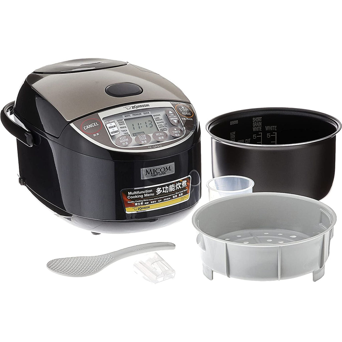 ZOJIRUSHI 1.0L Micom Fuzzy Logic Rice Cooker (NL-GAQ10)