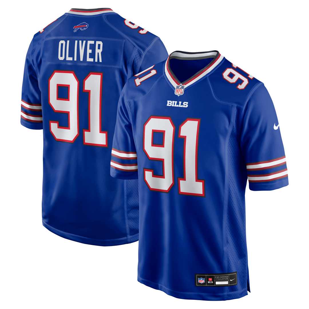 Men's Buffalo Bills Ed Oliver Nike Royal Team Game Player product image 1