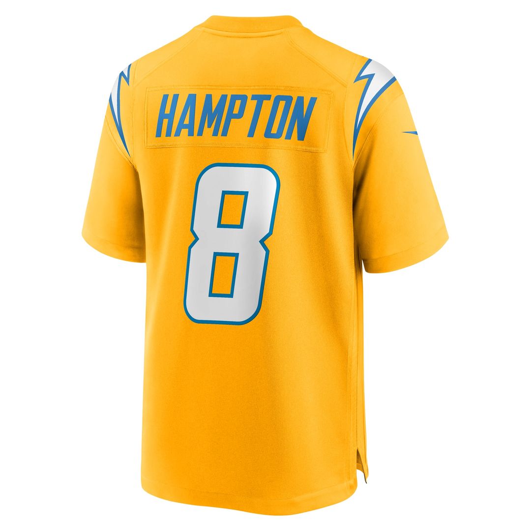 Men's Los Angeles Chargers Omarion Hampton Nike Gold product image 6