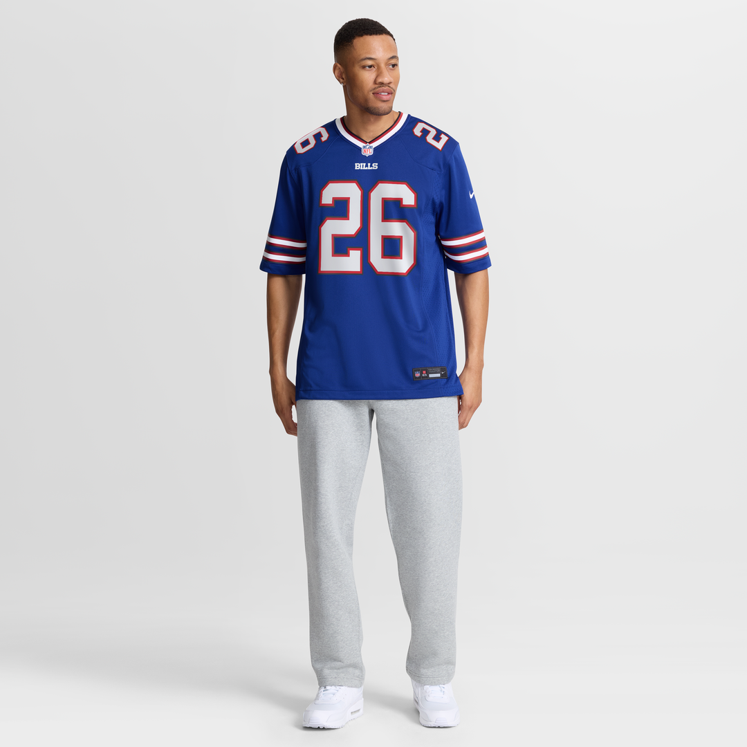 Men's Buffalo Bills Ty Johnson Nike Royal Team Game Jersey product image 7