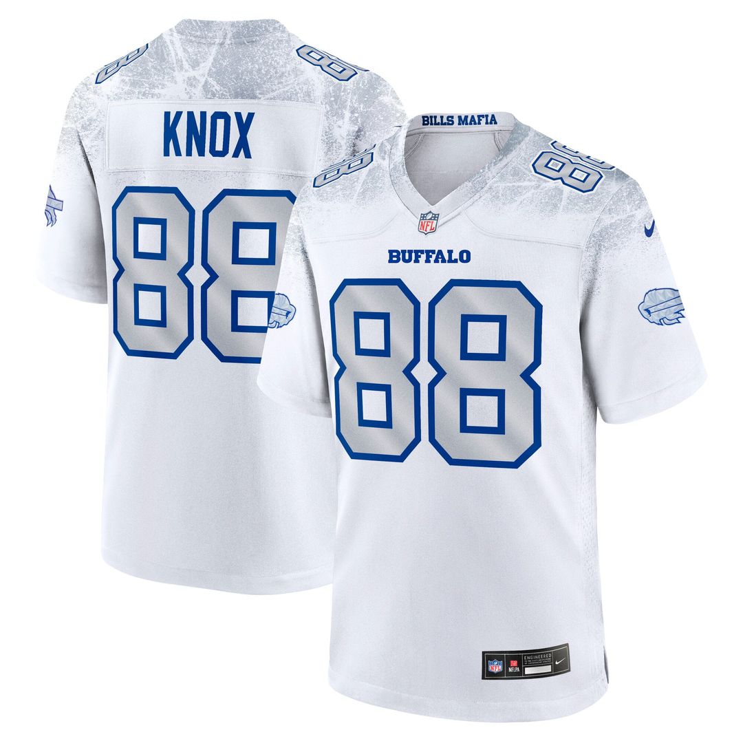 Men's Buffalo Bills Dawson Knox Nike White Rivalries product image 1