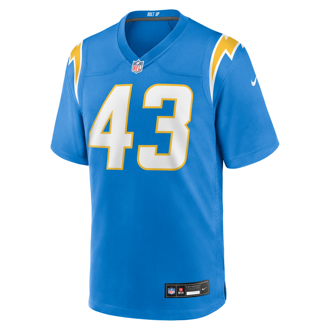 Men's Los Angeles Chargers Michael Davis Nike Powder Blue product image 2