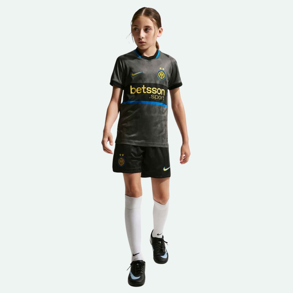 Inter Milan 26/27 Stadium Third Kids Jersey product image 3, provided for visual reference and product detail review