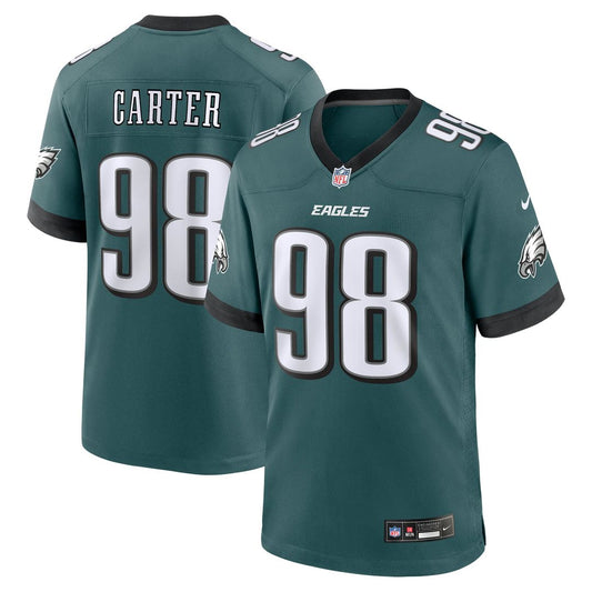 Men's Philadelphia Eagles Jalen Carter Nike Midnight Green product image 1