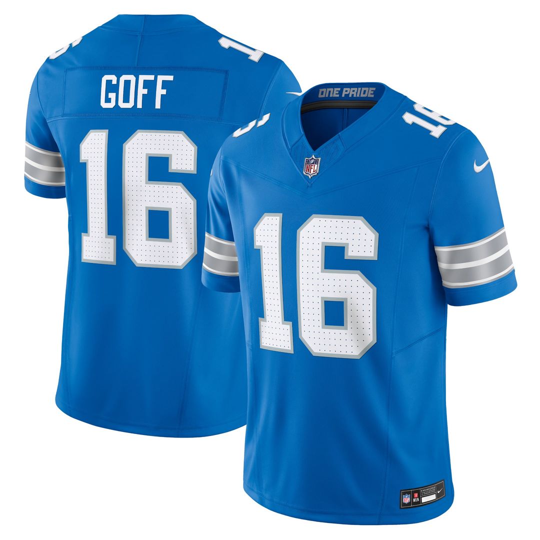 Men's Detroit Lions Jared Goff Nike White Vapor F.U.S.E. product image 7