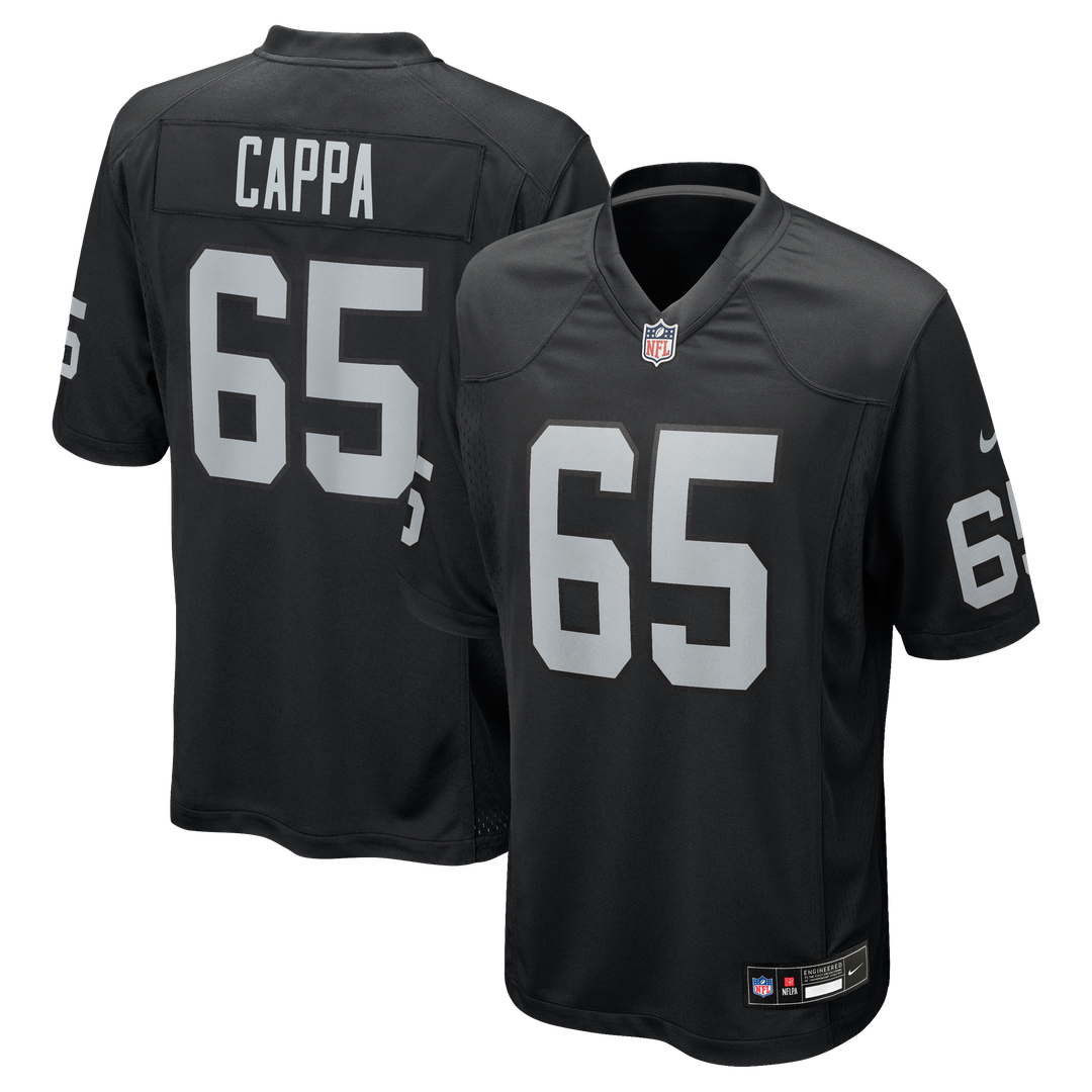 Men's Las Vegas Raiders Alex Cappa Nike Black Team Game product image 1