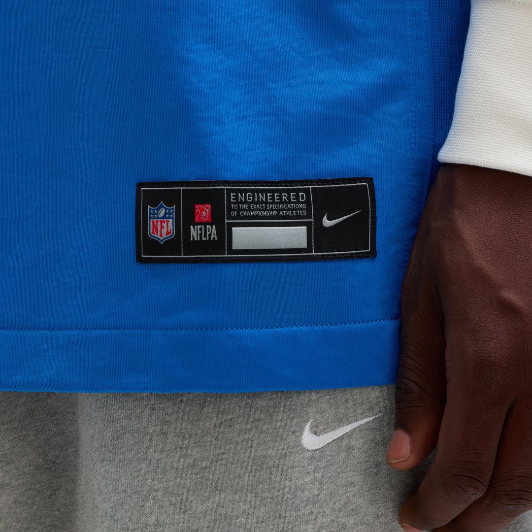 Men's Detroit Lions Amon-Ra St. Brown Nike Blue Game Jersey product image 9