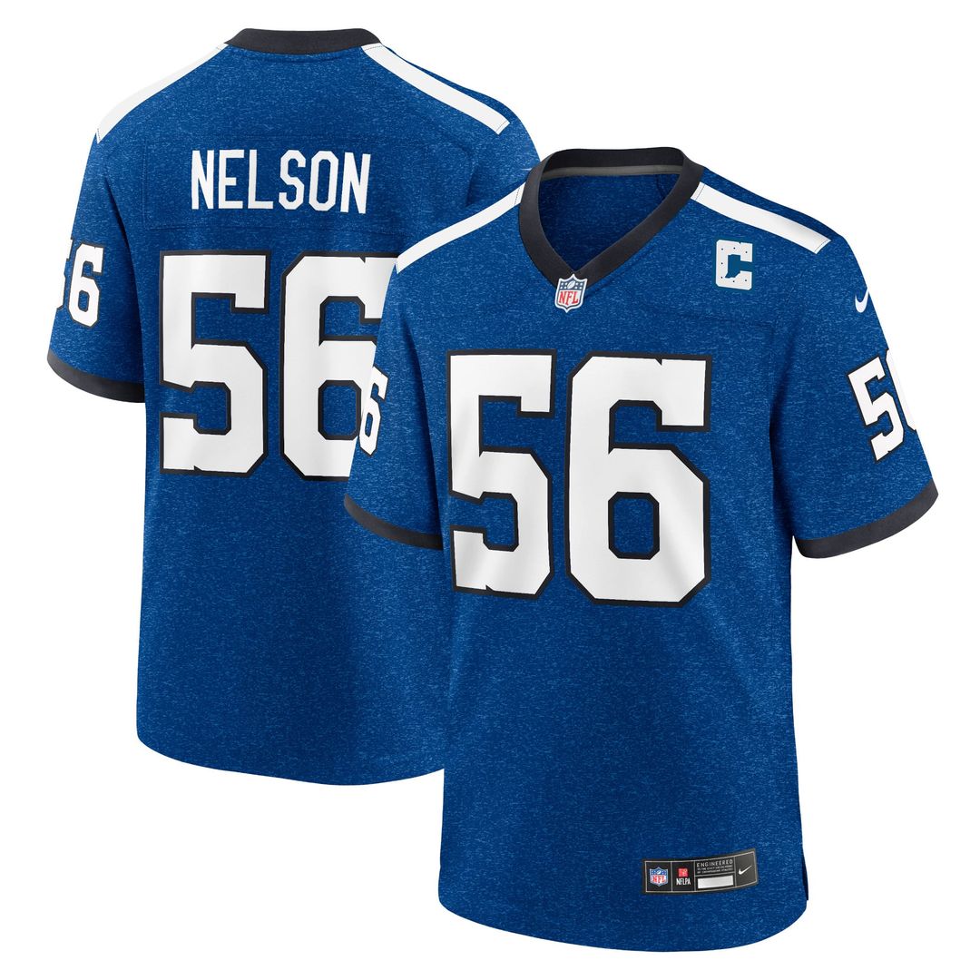 Men's Indianapolis Colts Quenton Nelson Nike Royal Indiana product image 1