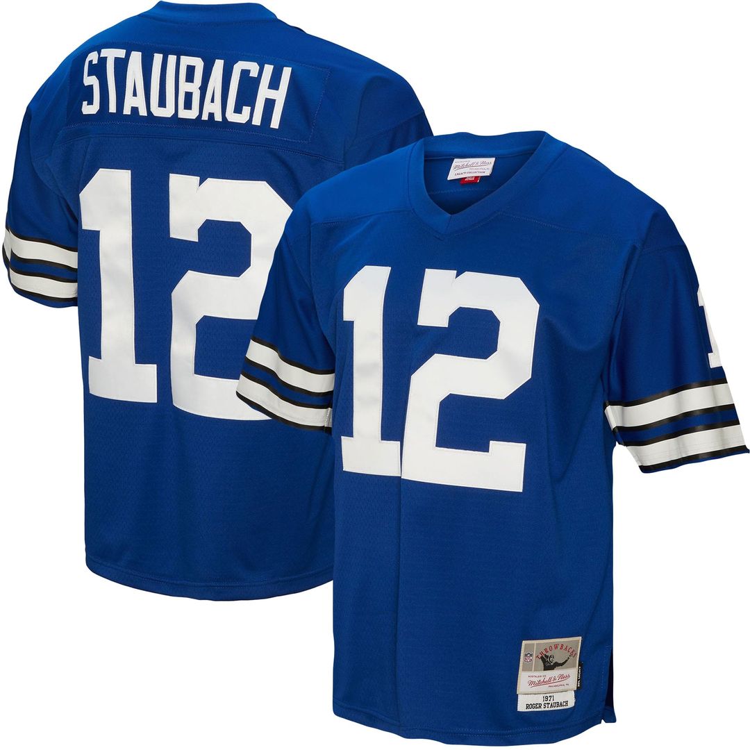 Men's Dallas Cowboys Roger Staubach Mitchell & Ness Royal product image 1