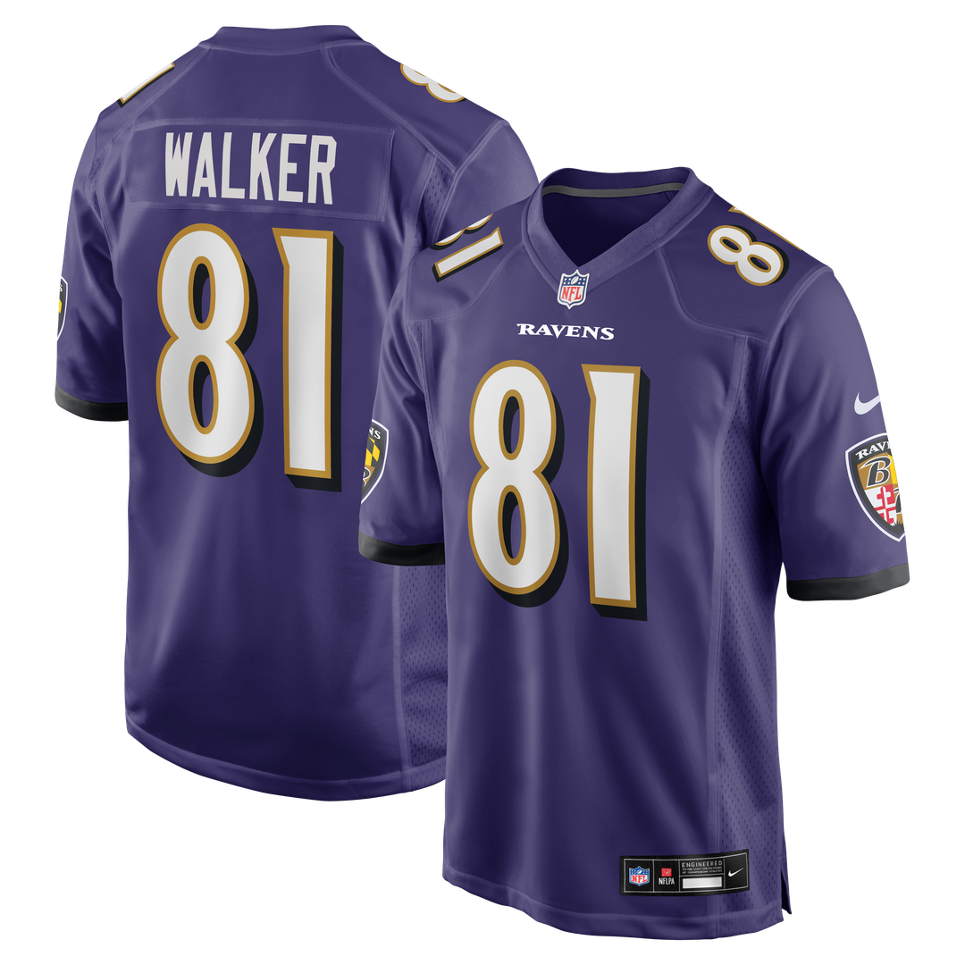 Men's Baltimore Ravens Devontez Walker Nike Purple Team product image 1