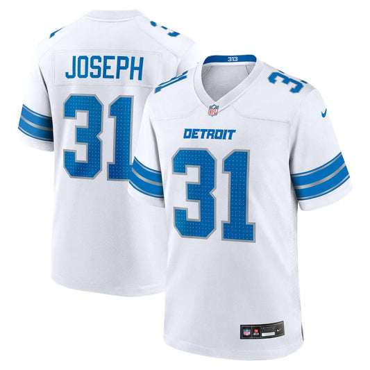 Men's Detroit Lions Kerby Joseph Nike White Game Jersey product image 1