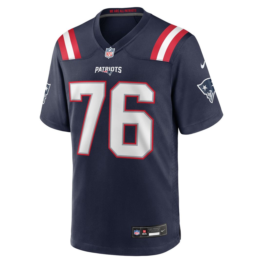 Men's New England Patriots Morgan Moses Nike Navy Team Game product image 2
