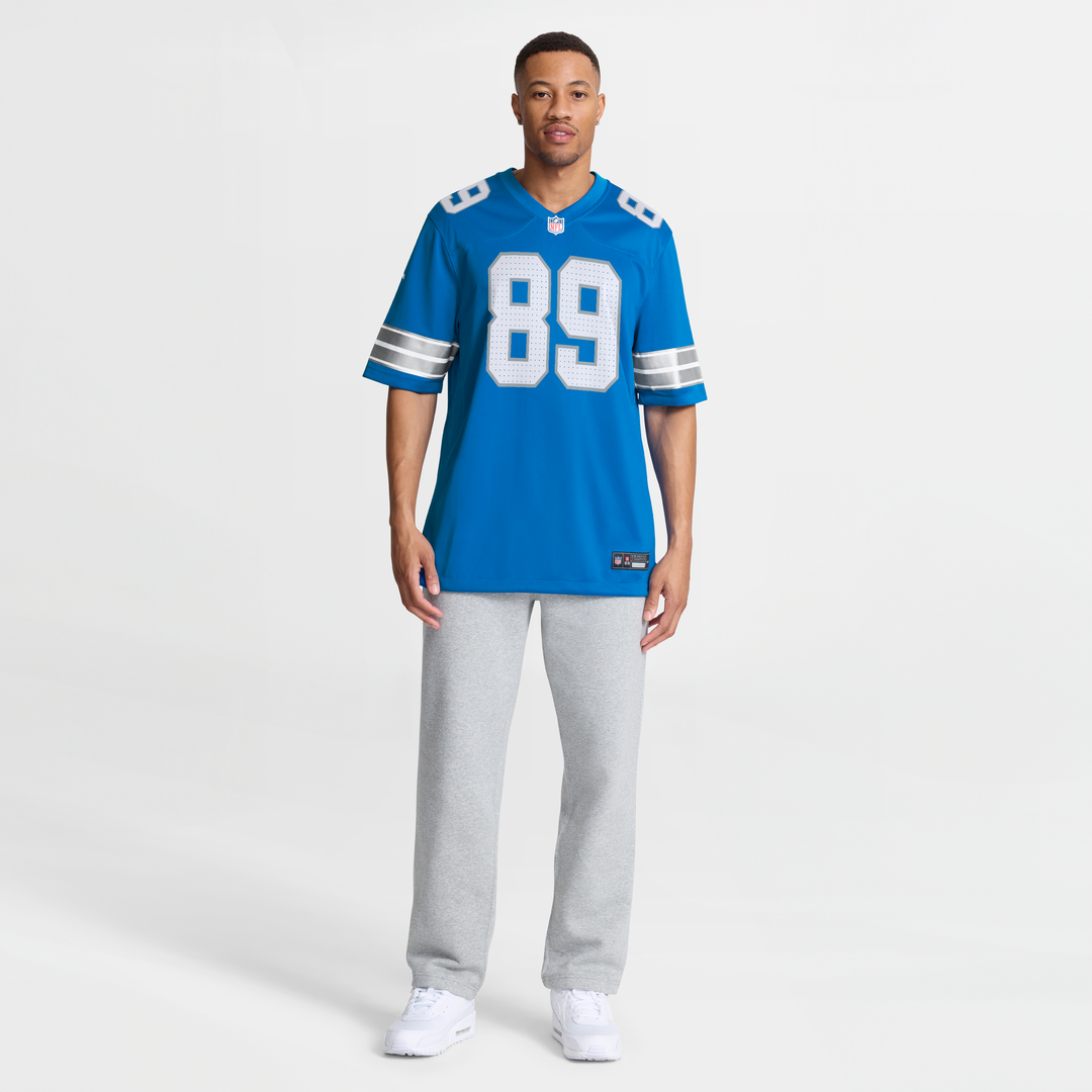 Men's Detroit Lions Brock Wright Nike Blue Team Game Jersey product image 7