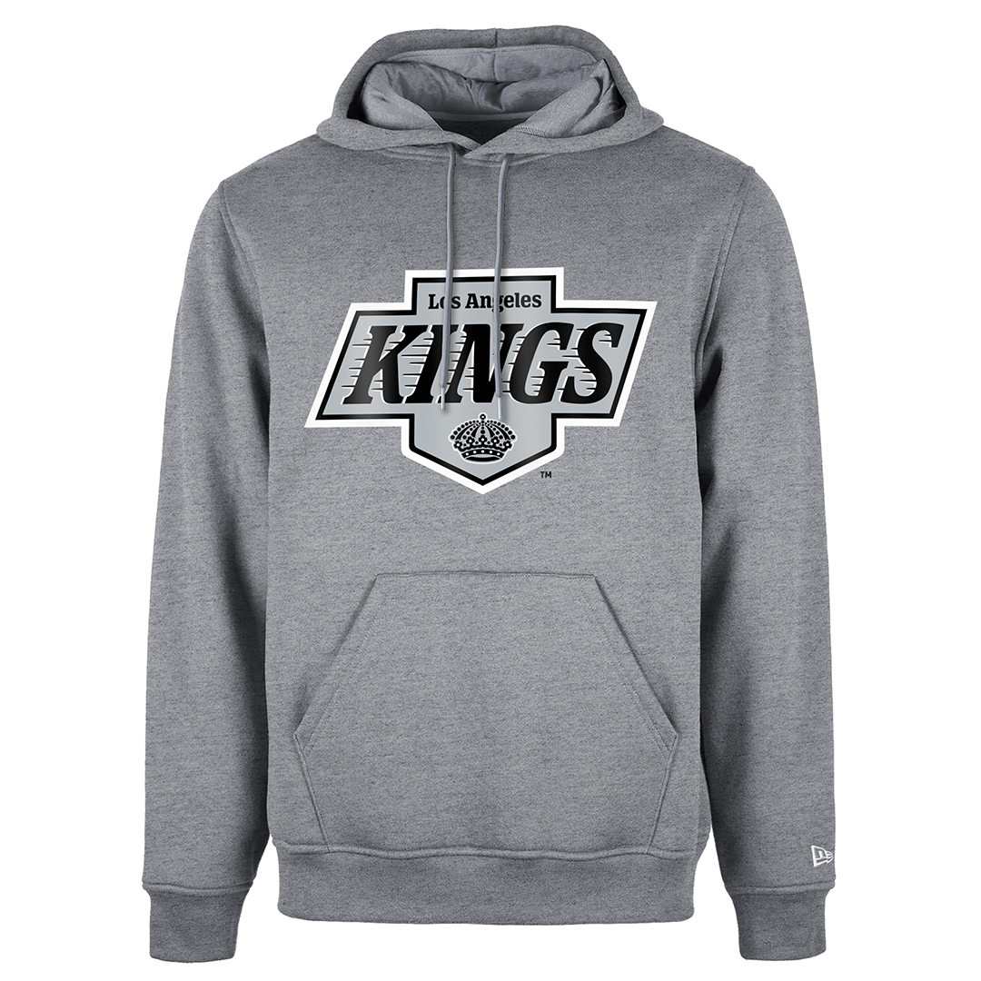 Kings New Era Gray 2024 Primary Logo Hoodie product image 1, provided for visual reference and product detail review