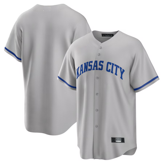 KC.Royals Blank Player Gray Road Replica Team Baseball product image 1