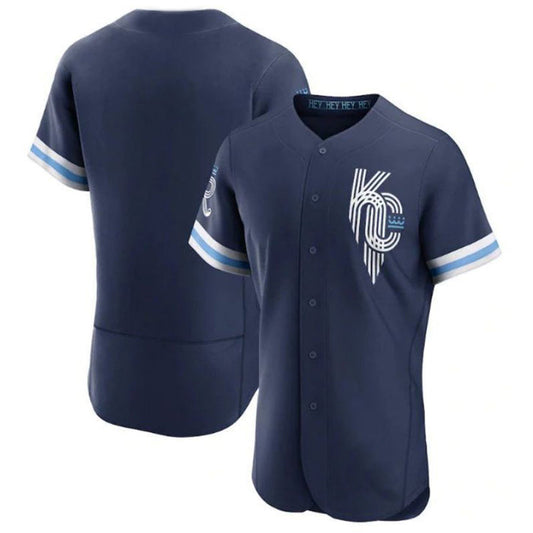 KC.Royals Blank Player Navy Elite Baseball Jerseys product image 1