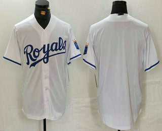 KC.Royals Blank Player White Cool Base Stitched Baseball product image 1