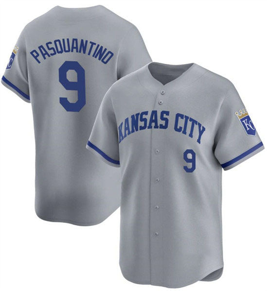 KC.Royals #9 Vinnie Pasquantino Player Gray Away Limited product image 1