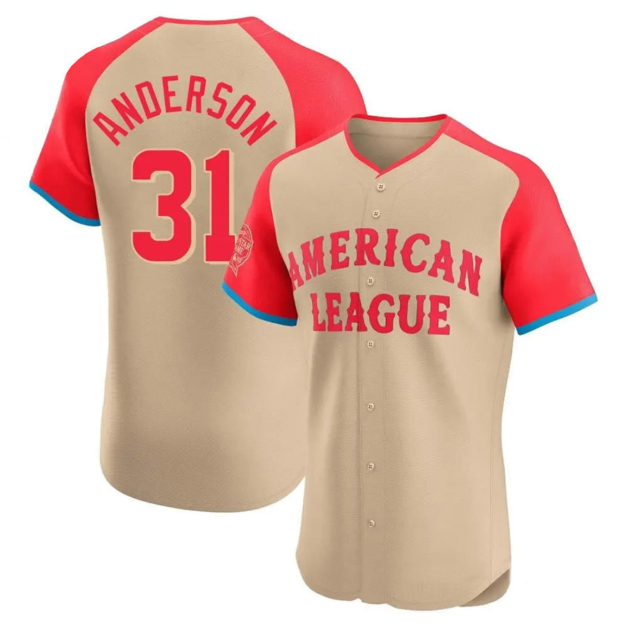 LA.Angels #31 Tyler Anderson Player Cream Home Limited product image 1