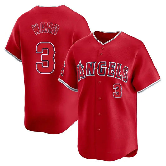 LA.Angels #3 Taylor Ward Player Red Home Limited Baseball product image 1