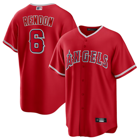 LA.Angels #6 Anthony Rendon Player Red Home Replica product image 1