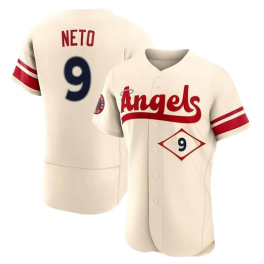 LA.Angels #9 Zach Neto Player Cream City Connect Home product image 1