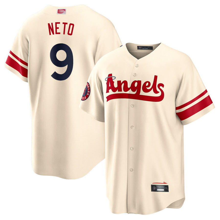 LA.Angels #9 Zach Neto Player Cream City Connect Home product image 1