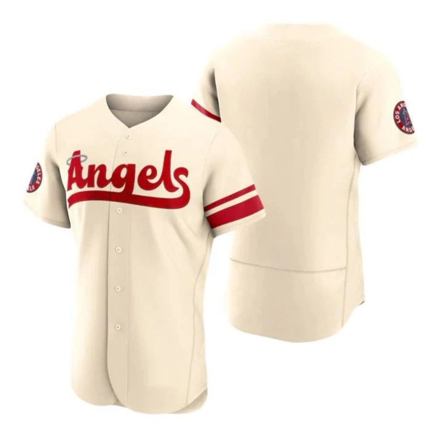 LA.Angels Blank Player Cream Stitched City Connect Elite product image 1