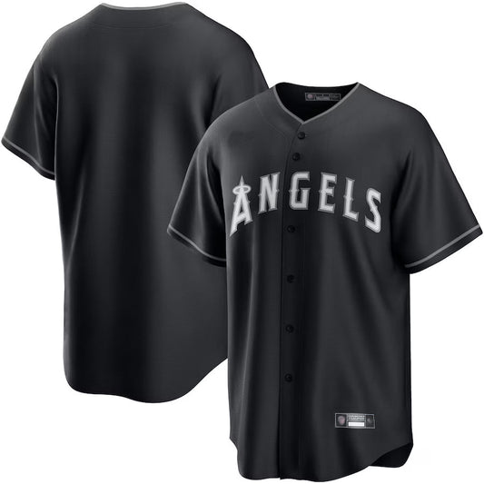 LA.Angels Blank Player Black Lights Out Replica Baseball product image 1