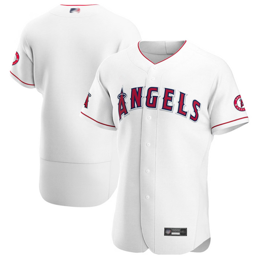 LA.Angels Blank Player White Home Elite Baseball Jerseys product image 1