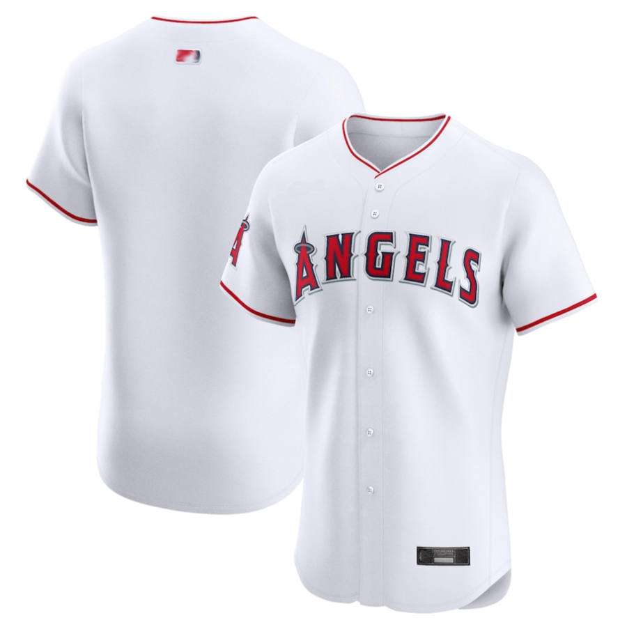 LA.Angels White Blank Player Jersey Home Elite Baseball product image 1