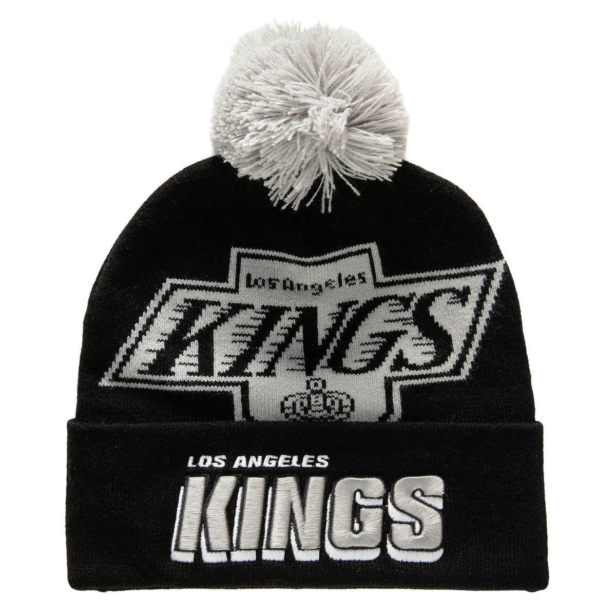 LA Kings Punch Out Pom Knit Beanie product image 1, provided for visual reference and product detail review