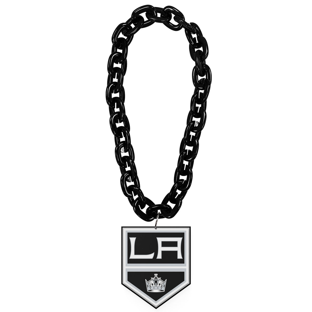 Kings Shield Logo Fan Chain Necklace product image 1, provided for visual reference and product detail review