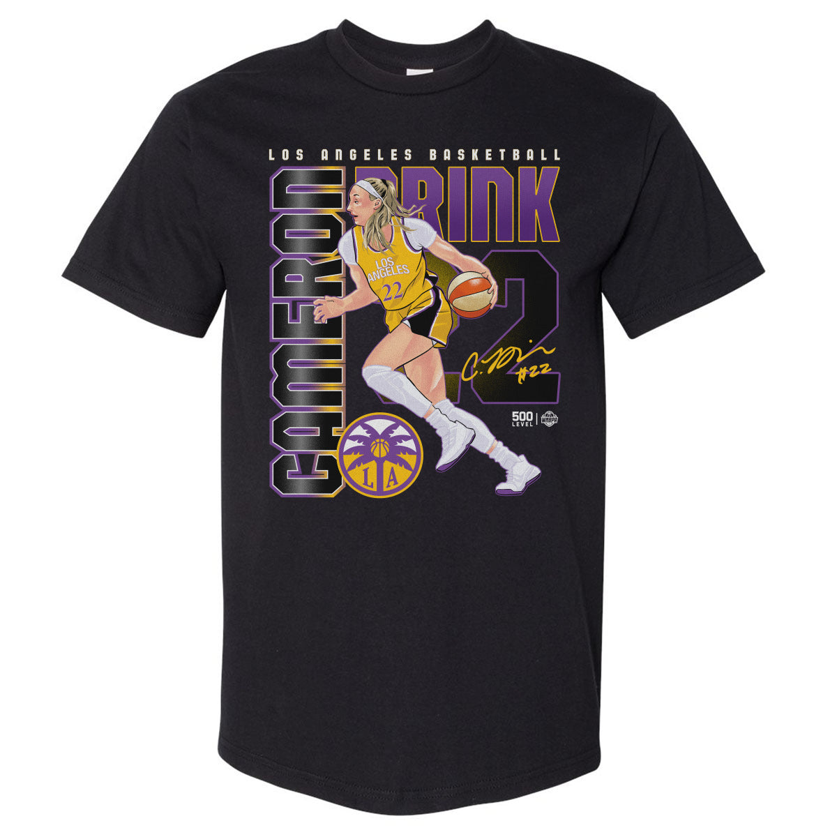 Cameron Brink Los Angeles Sparks Player Number WHT product image 1, provided for visual reference and product detail review