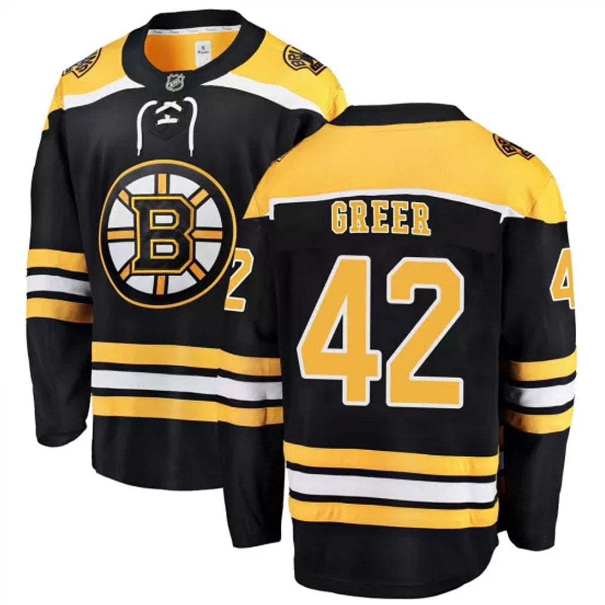 A.J. Greer Boston Bruins 10 Jersey product image 3, provided for visual reference and product detail review