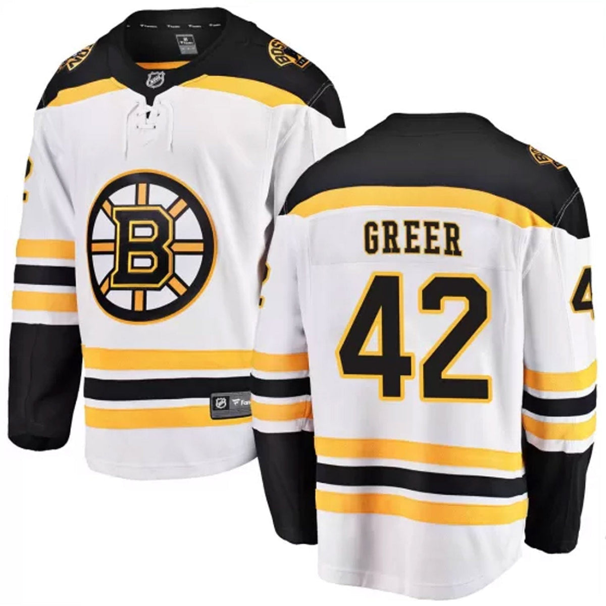 A.J. Greer Boston Bruins 10 Jersey product image 5, provided for visual reference and product detail review