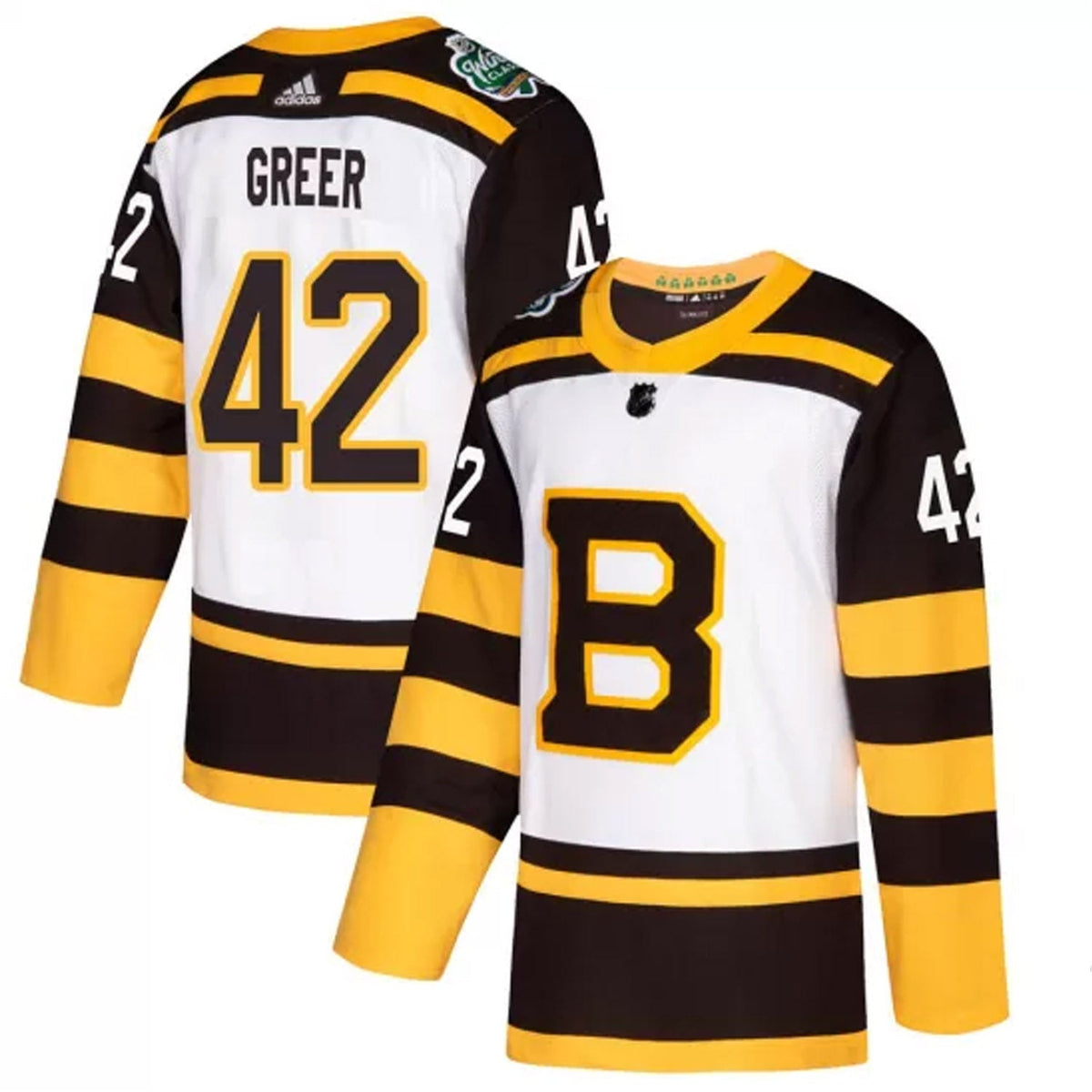 A.J. Greer Boston Bruins 10 Jersey product image 6, provided for visual reference and product detail review