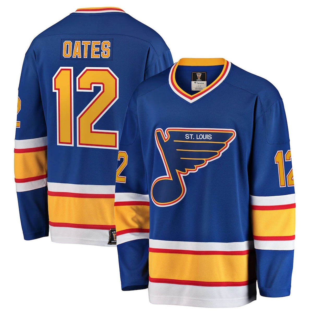 Adam Oates St. Louis Blues 12 Jersey product image 2, provided for visual reference and product detail review